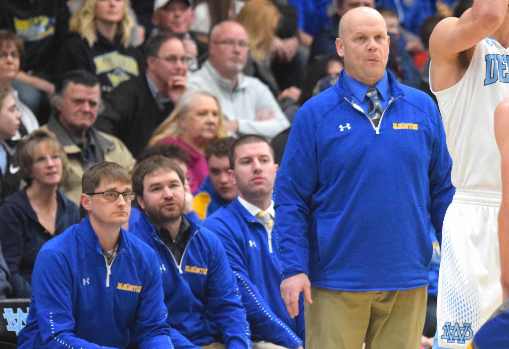 Mauston coach Gil Saylor